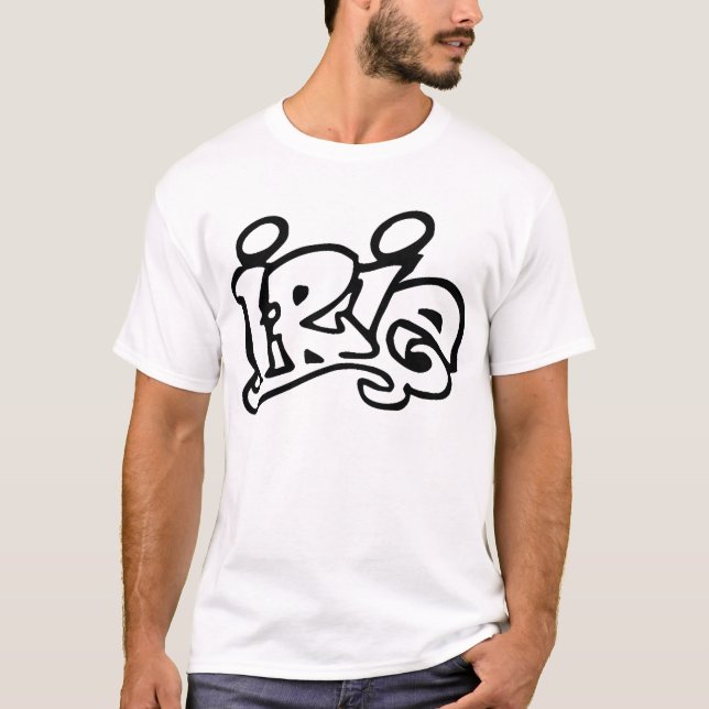 Camiseta alpargata Irie, black, front print (Frente)