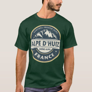 Camiseta Alpe dHuez resort de inverno