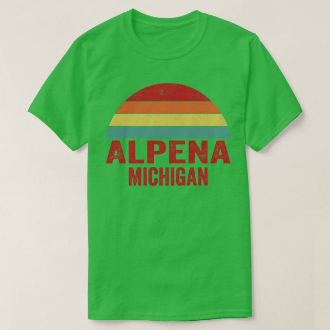 Camiseta Alpena Michigan (Frente do Design)
