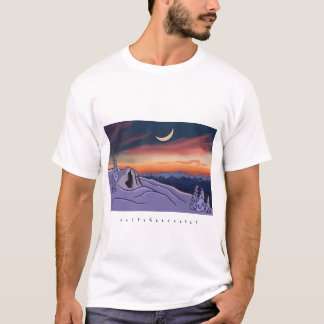 Camiseta Alpenglow Sunset Mountain T Shirt