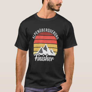 Camiseta Alpenüberquer Finisher Oberstdorf Meran Hiking Alp