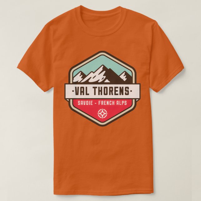 Camiseta Alpes Franceses Val Thorens Resort (Frente do Design)