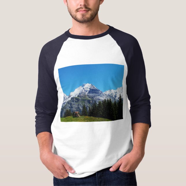 Camiseta Alpes suíços (Frente)