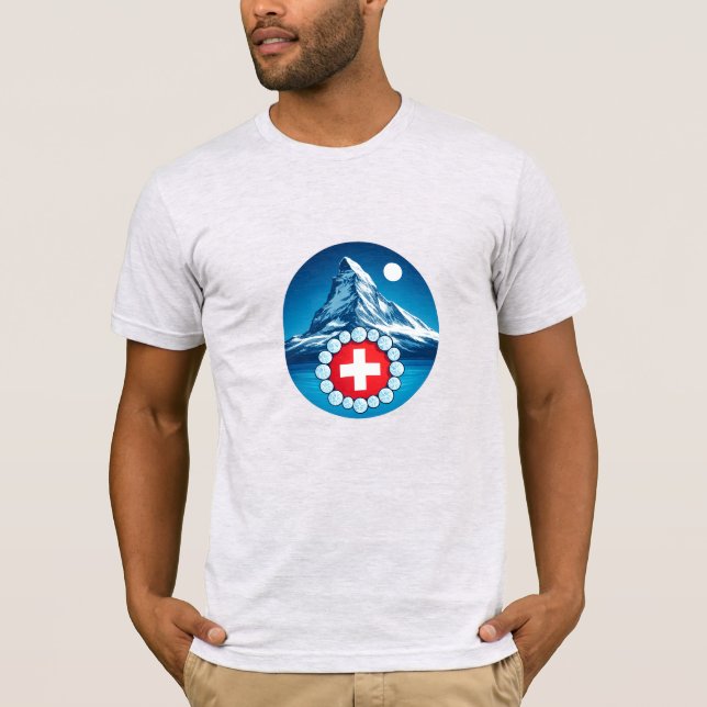 Camiseta Alpes Suíços - Matterhorn  (Frente)
