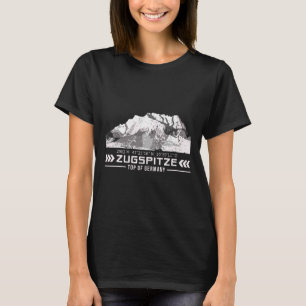 Camiseta Alpes Zugspitze Montanhas Wetterstein Caminhada Es