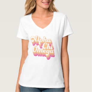 Camiseta Alpha Chi Omega  Groovy Script