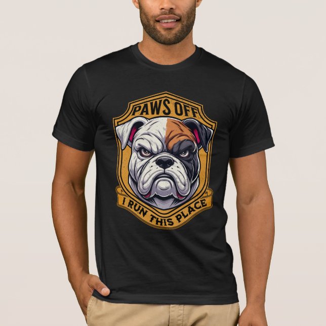 Camiseta Alpha Dog, sem compromisso (Frente)