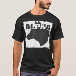 Camiseta Alpha Dog T  Man's Best Friend Canine Tee 
