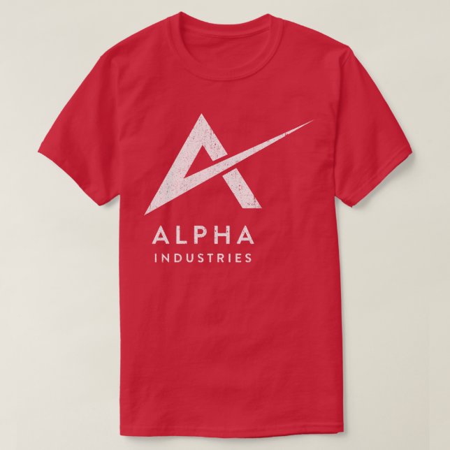 Camiseta Alpha Industries elimina a cebola de vidro (Frente do Design)