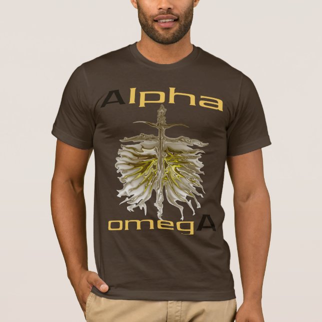 Camiseta "Alpha omegA" de Michael Crozz (Frente)