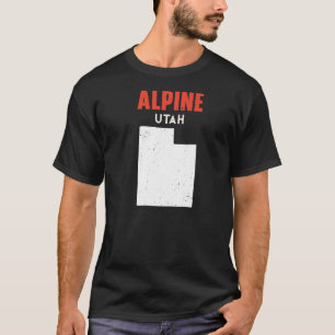 Camiseta Alpha Utah EUA Estado América Viagem Utahan