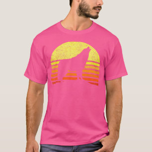 Camiseta Alpha Wolf Moon Sun Eu Amo Lobos Wo