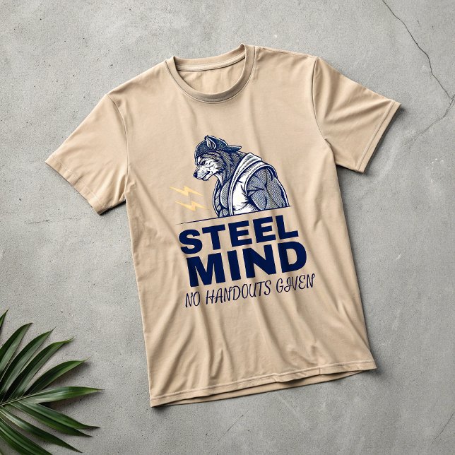 Camiseta Alpha Wolf Steel Mind Gym T-Shirt – Savage Beast  (Criador carregado)