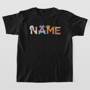 Camiseta Alphabet Baby T-Shirt Personalizável Da Rua Sésame