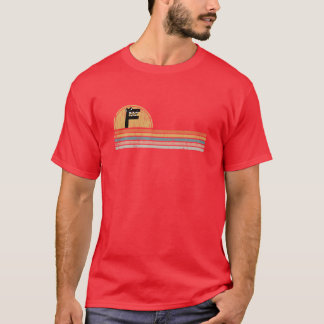 Camiseta Alphabet Lore F - Letra Boys Retro Sunset Mountain