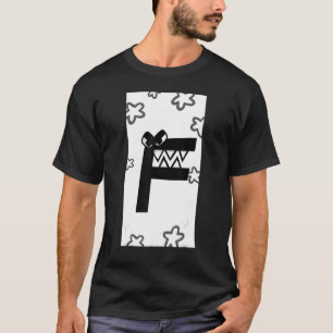 Camiseta Alphabet Lore F - Letra For Boys Alphabetical Matc