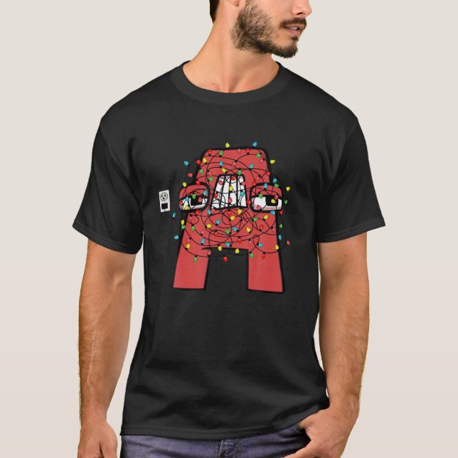 Camiseta Alphabet Lore Um Natal De Alfabeto (Frente)