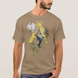 Camiseta Alphabet-monograma - letra A