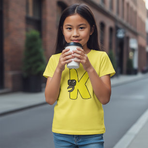 Camiseta Alphabet T-Shirt Letter K