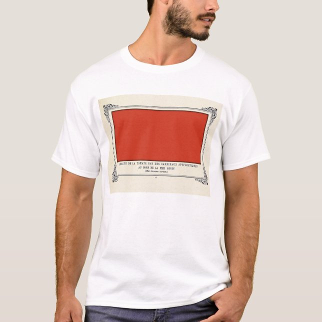 Camiseta Alphonse Allais, April Fools, Red, Abstrato Art (Frente)