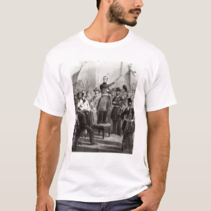 Camiseta Alphonse de Lamartine na câmara municipal