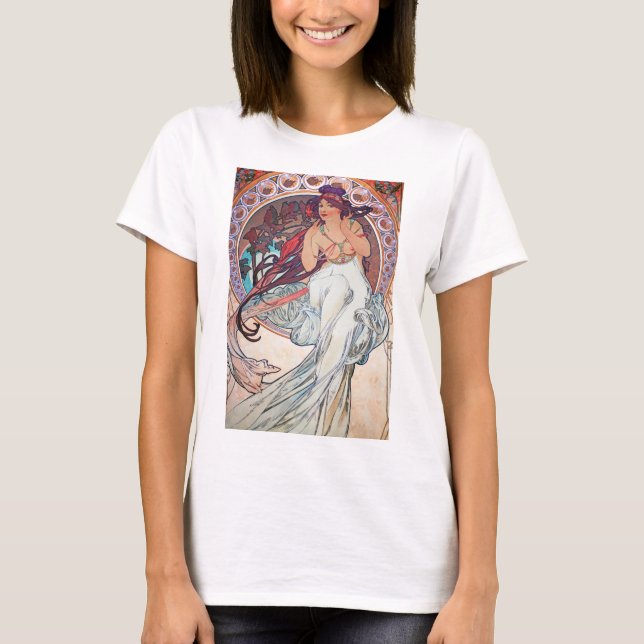 Camiseta Alphonse Mucha (Frente)