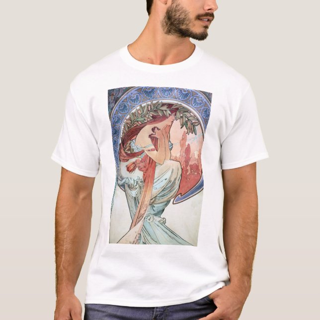 Camiseta Alphonse Mucha (Frente)