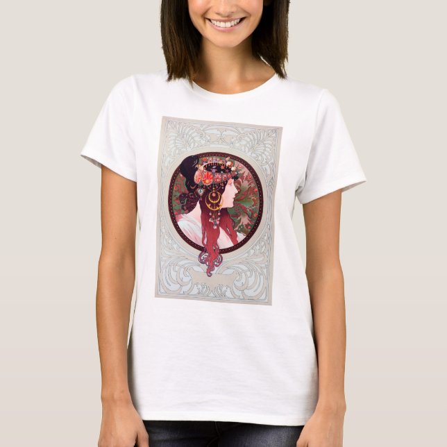Camiseta Alphonse Mucha (Frente)