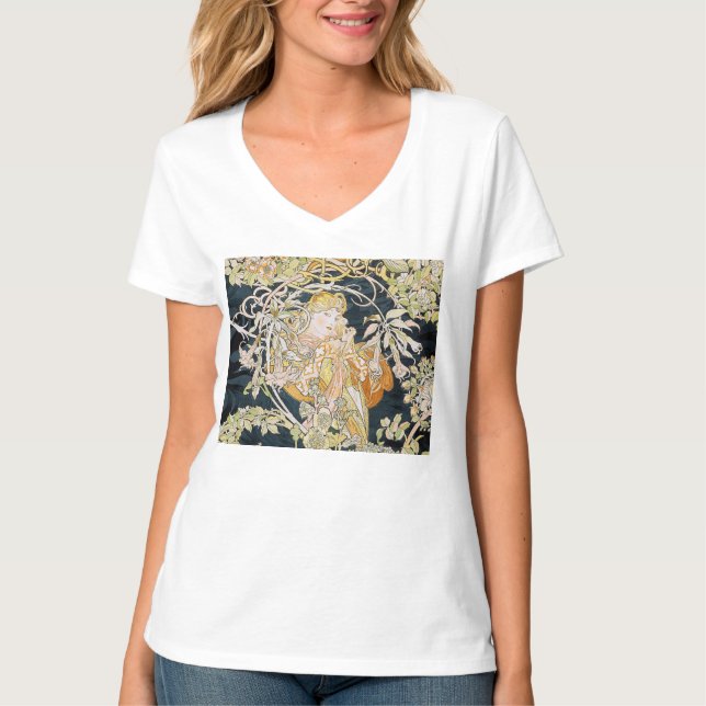 Camiseta “Alphonse Mucha” (Frente)