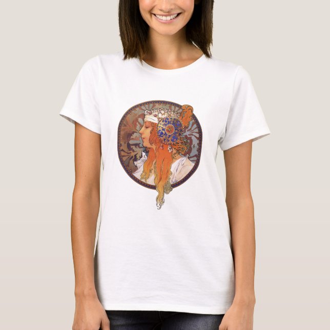 Camiseta Alphonse Mucha (Frente)