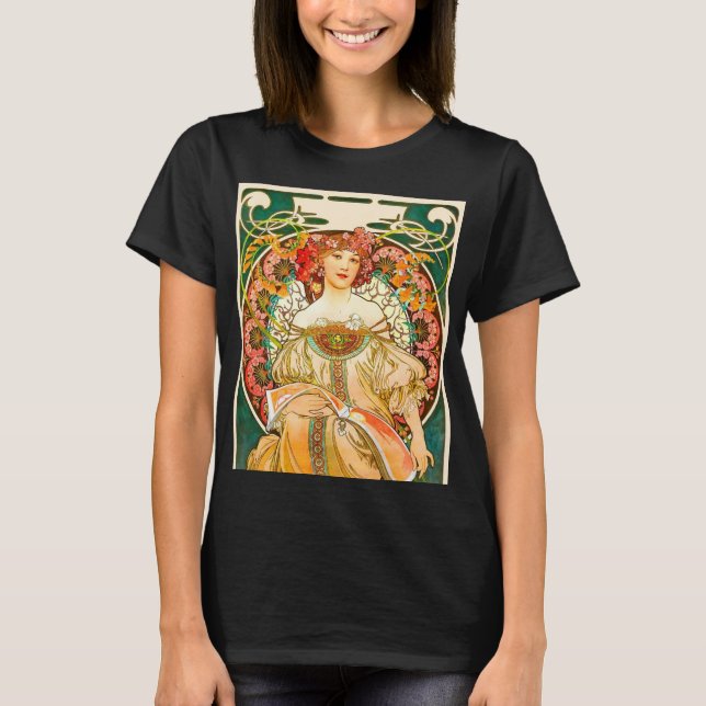 Camiseta Alphonse Mucha Art Nouveau Daydre (Frente)