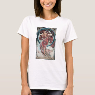 Camiseta Alphonse Mucha Art Nouveau T-Shirt