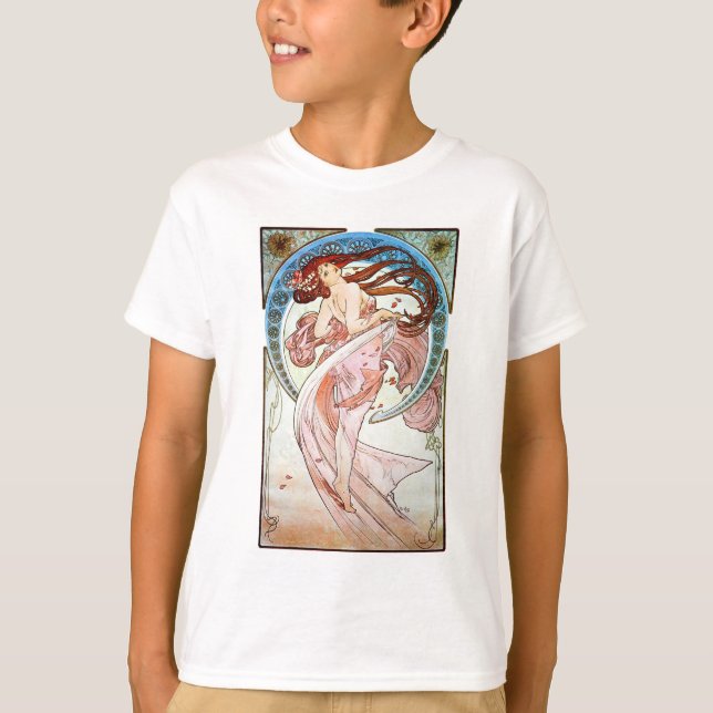 Camiseta Alphonse Mucha Dance (Frente)