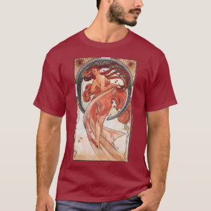 Camiseta Alphonse Mucha Dance 1898 Art Nouveau Vintage