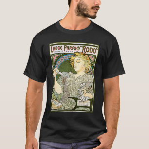 Camiseta Alphonse Mucha Lança Perfume Rodo, Nouveau Fine