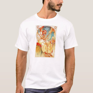 Camiseta Alphonse Mucha o t-shirt épico eslavo