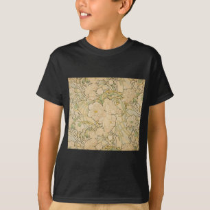 Camiseta Alphonse Mucha Peonies Peony Rosa Fawn 1897