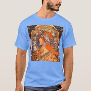 Camiseta Alphonse Mucha Zodiac