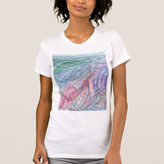 Camiseta Alpine Heights Abstract Doodle