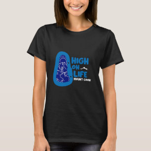 Camiseta Alpinismo do Monte Cook Nova Zelândia