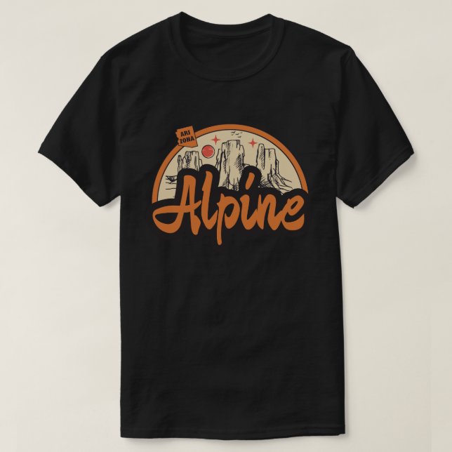 Camiseta Alpino, Arizona (Frente do Design)