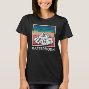 Camiseta Alps Matterhorn Suiça Souvenir Ski Zermatt S