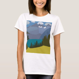 Camiseta Alps Mountain Lake Hiking