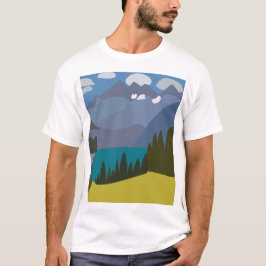 Camiseta Alps Mountain Lake Hiking
