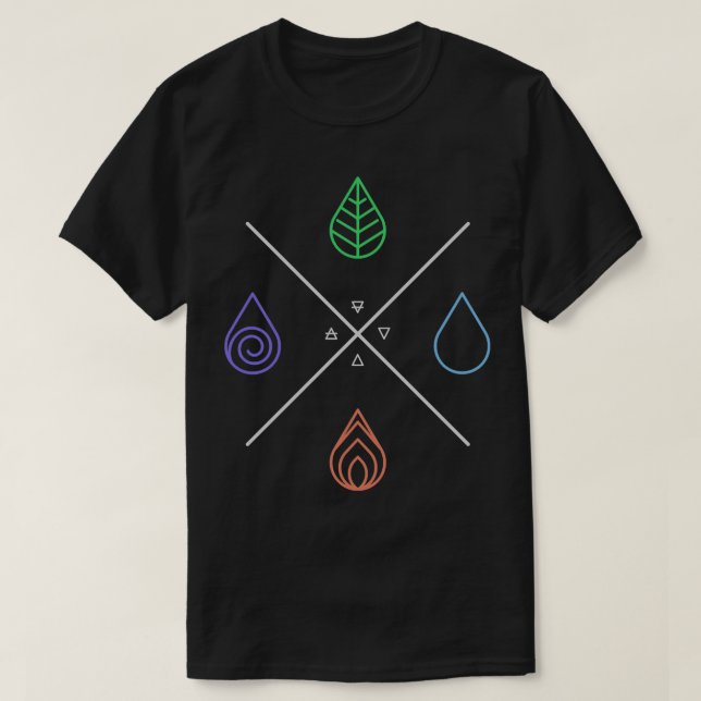 Camiseta Alquimia Os 4 Elementos 2 (Frente do Design)