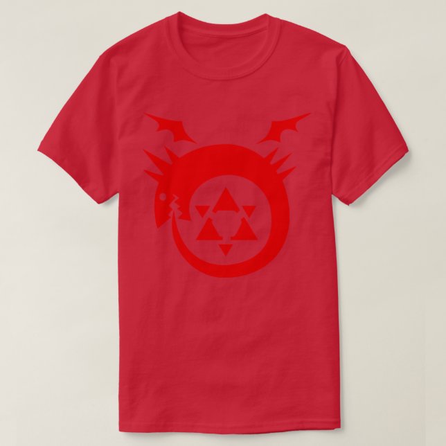 Camiseta Alquimista Fullmetal Ouroboros (Frente do Design)