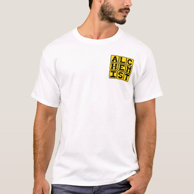 Camiseta Alquimista, Transformação Química (Frente)