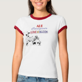 Camiseta ALS Caregiver Ringer Tee inspirado em vintage