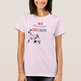 Camiseta ALS Caregiver Ringer Tee inspirado em vintage