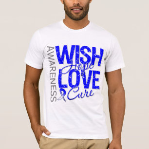 Camiseta ALS da cura do amor da esperança do desejo